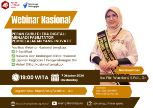 WEBINAR NASIONAL RUANG LITERASI GURU